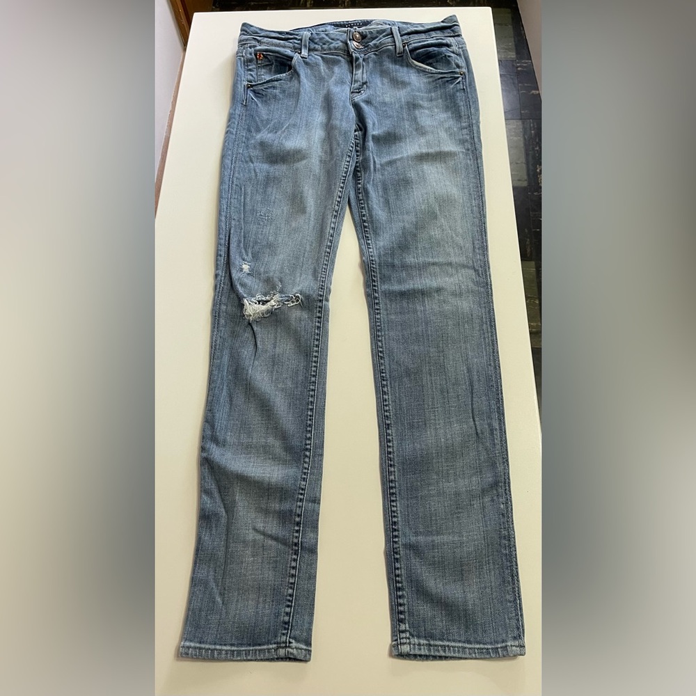 Hudson Bootcut Jeans lightly distressed SZ 29